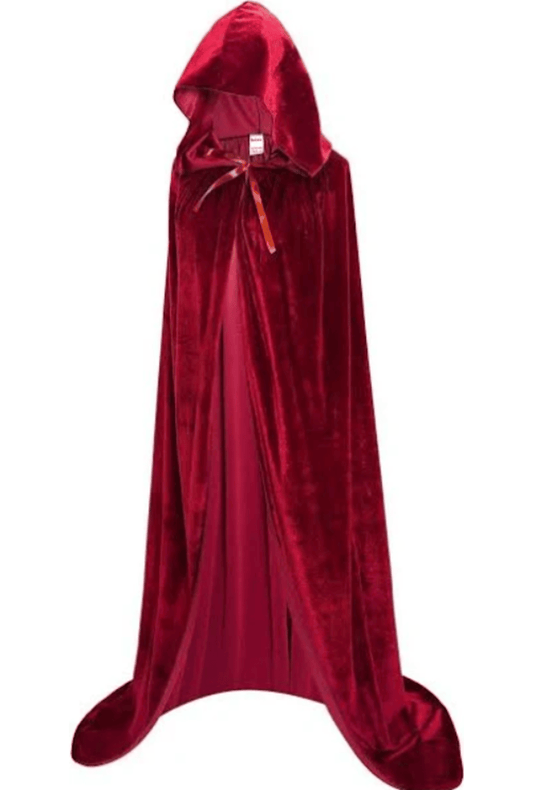 150cm Red Velvet Cape