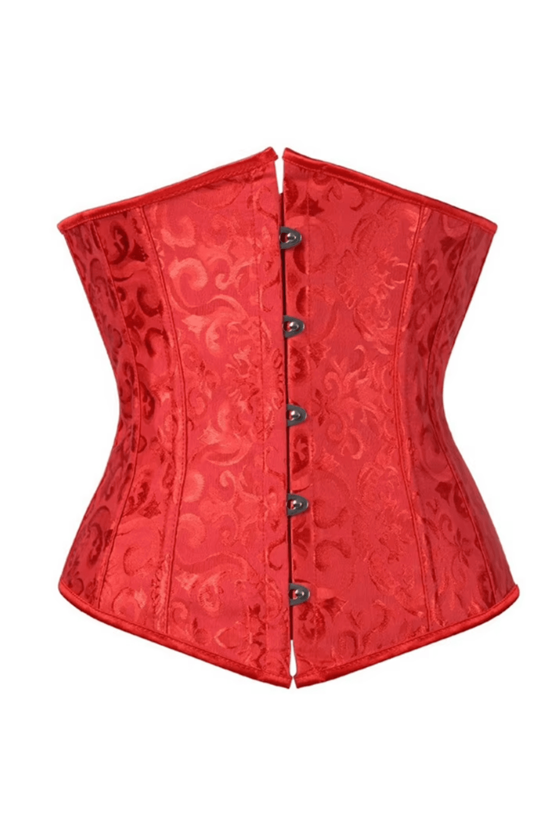 Red Jacquard Underbust Corset