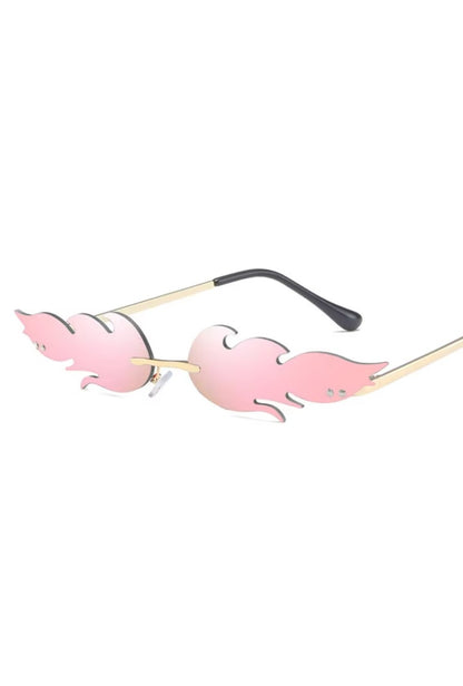 Pink Fashion Flame Glasses