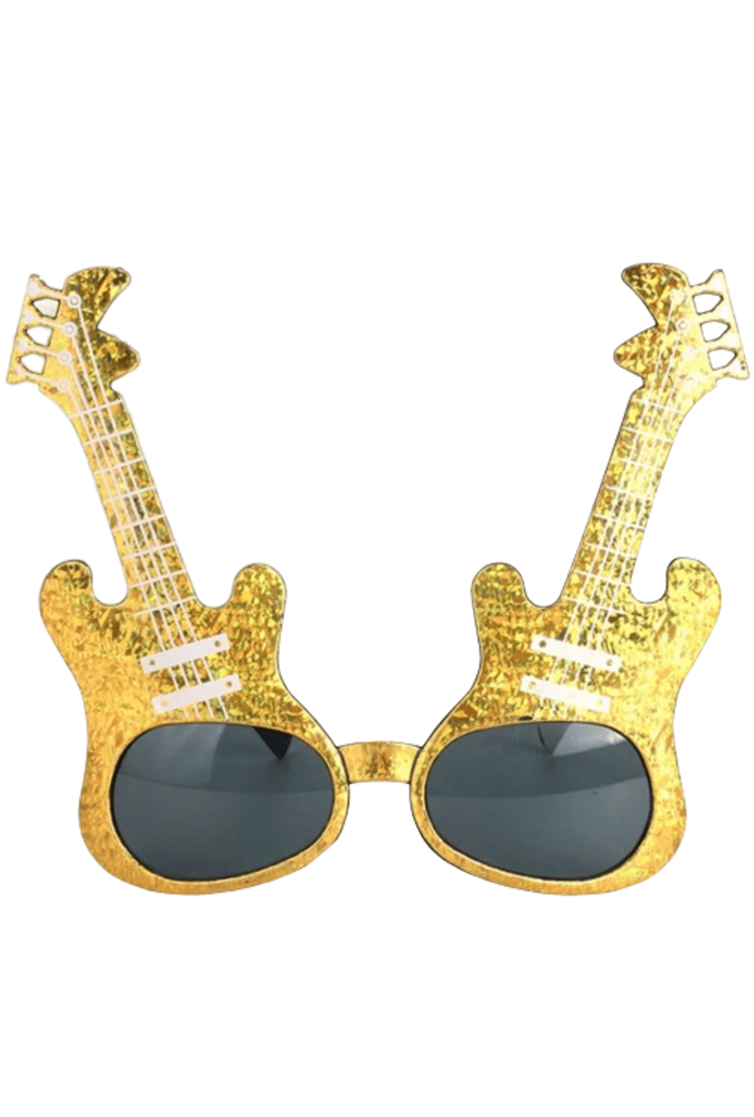 Gold Guitar Glasses
