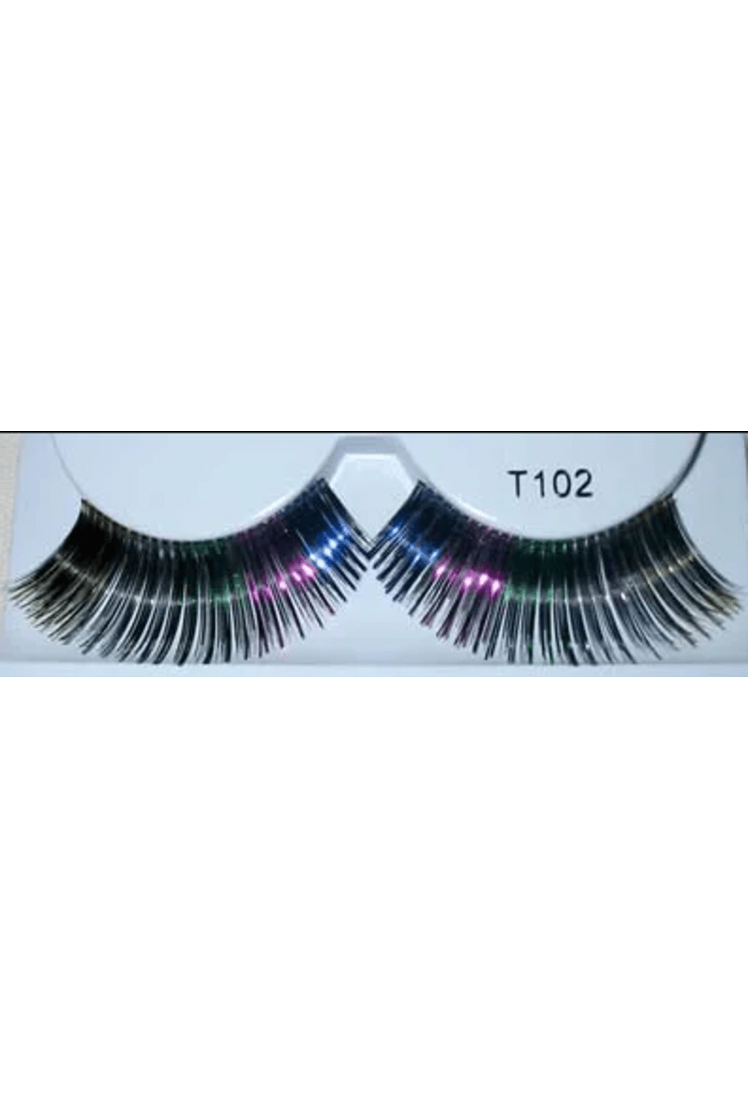 Metallic Rainbow Fake Eyelashes