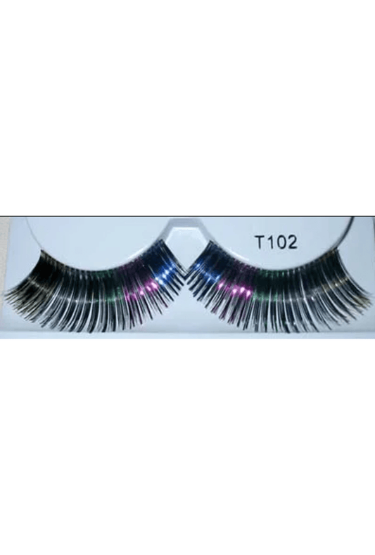 Metallic Rainbow Fake Eyelashes