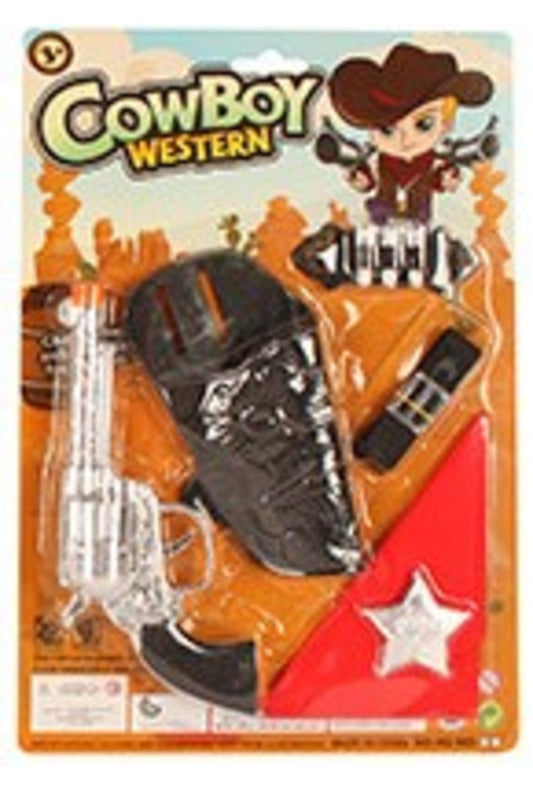 5 Piece Cowboy Western Kit with Bandana