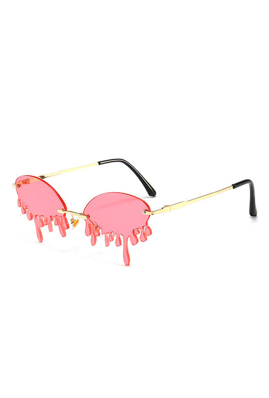 Fashion Pink Drip Sunglasses