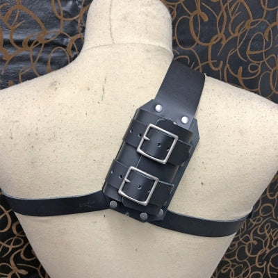 Black Medieval Back Sword Sheath
