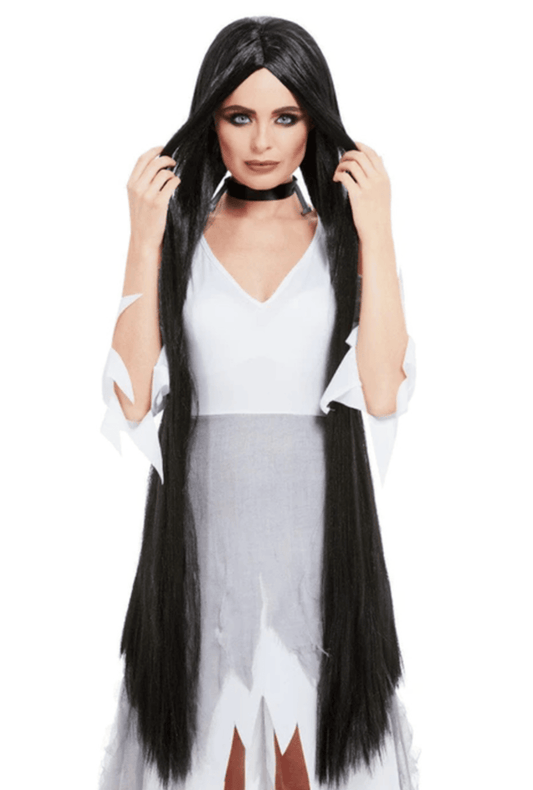 Long Black Witch Wig