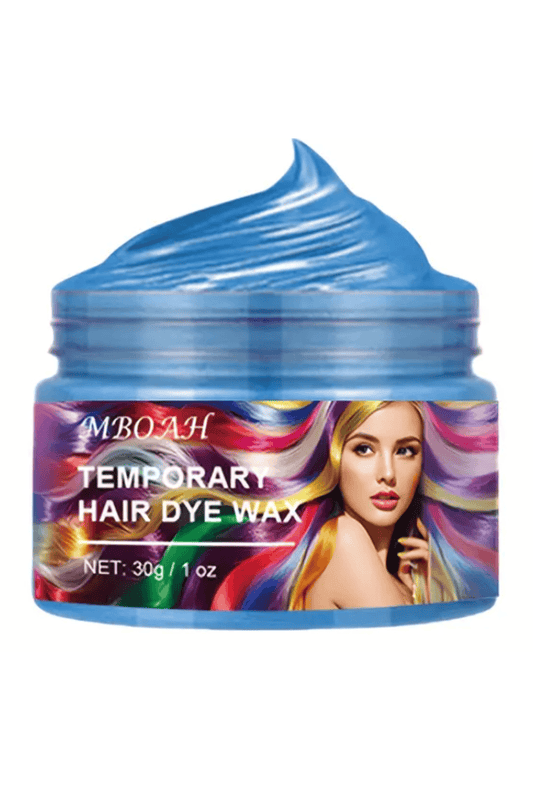 Blue Temporary Colour Hair Styling Wax 30g