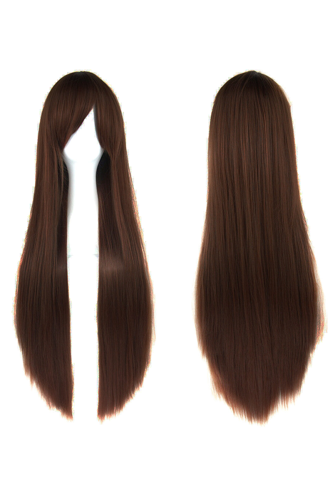 Dark Brown Long Straight Cosplay Wig