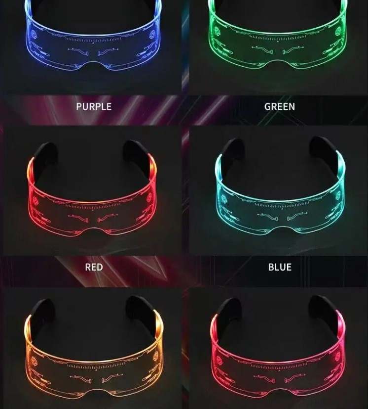 LED Cyber Neon Glasses