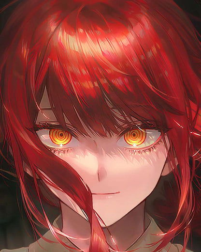 Party Lens #73 Chainsaw Man Makima Contact Lenses