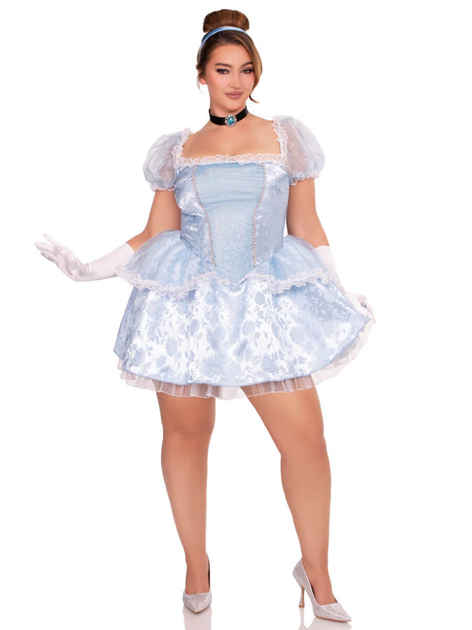 Plus Size Ballroom Babe Cinderella Costume
