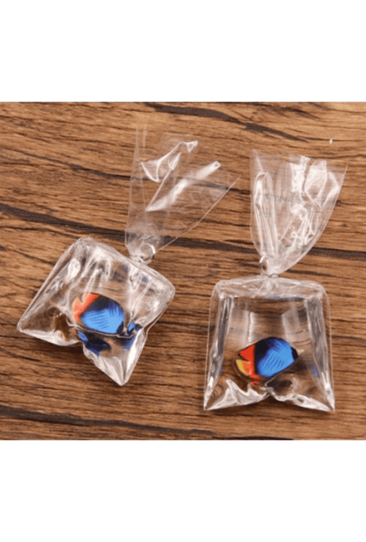 Tropical Fish Bag Earrings