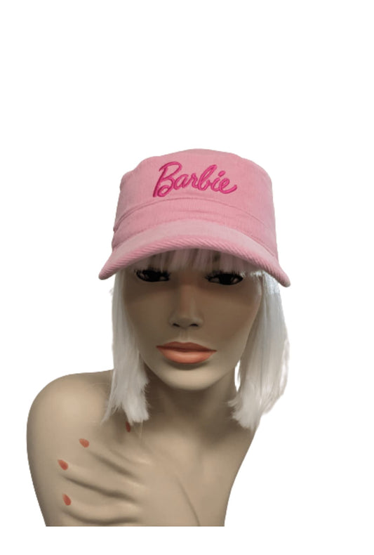 Barbie Corduroy Pink Hat