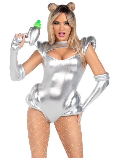 Silver Cosmic Cutie Alien Costume