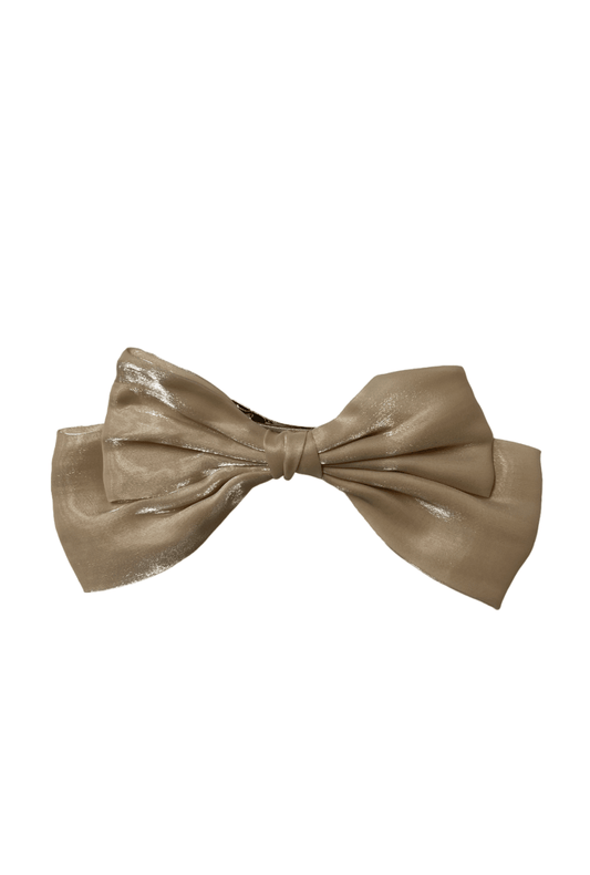 Large Cream Satin Coquette Bow