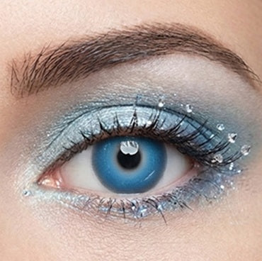 Party Lens #69 Blue Crystal Fairy Contact Lenses