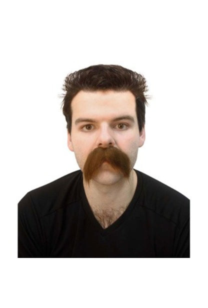 Large Brown Moustache