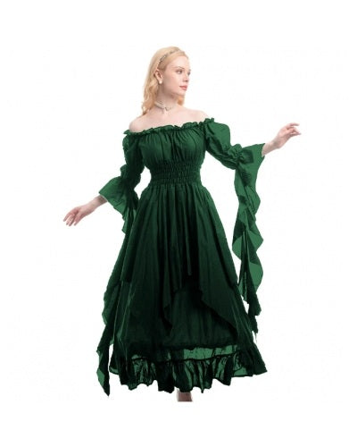 Forest Green Medieval Renaissance Dress