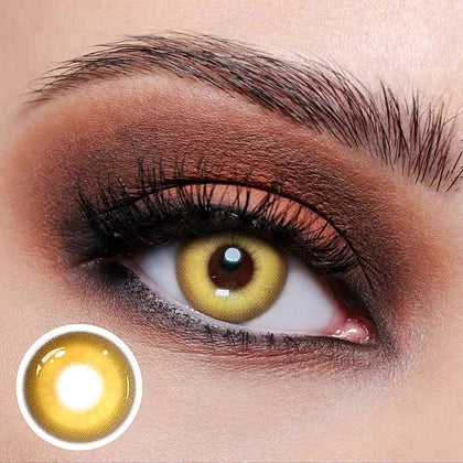 Party Lens #63 Dawning Gold Contact Lenses