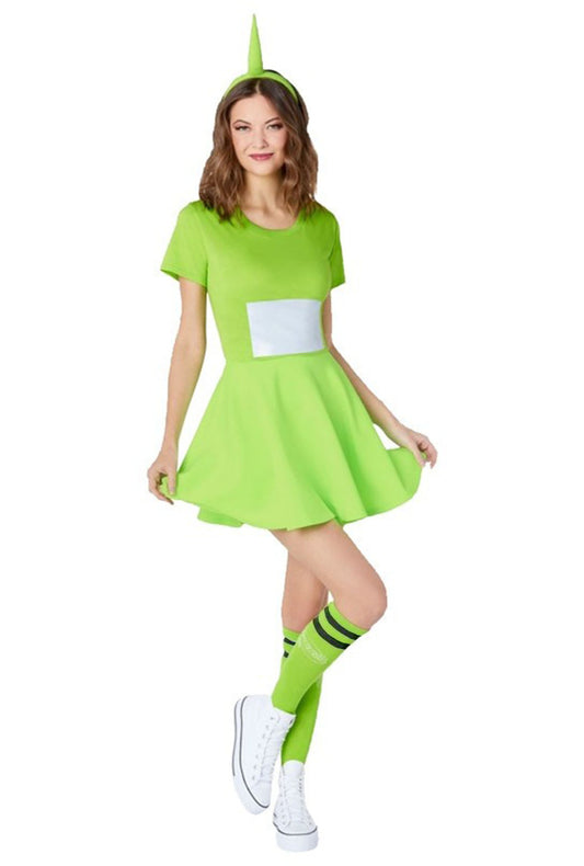 Green Teletubbies Dipsy Dress Costume