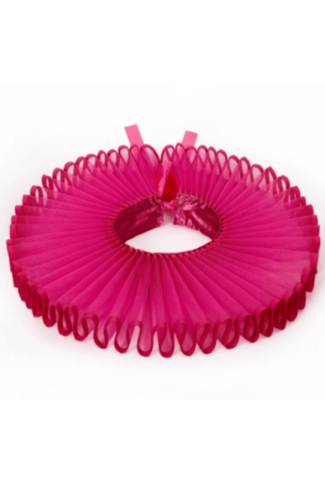 Hot Pink Clown Ruffle Collar