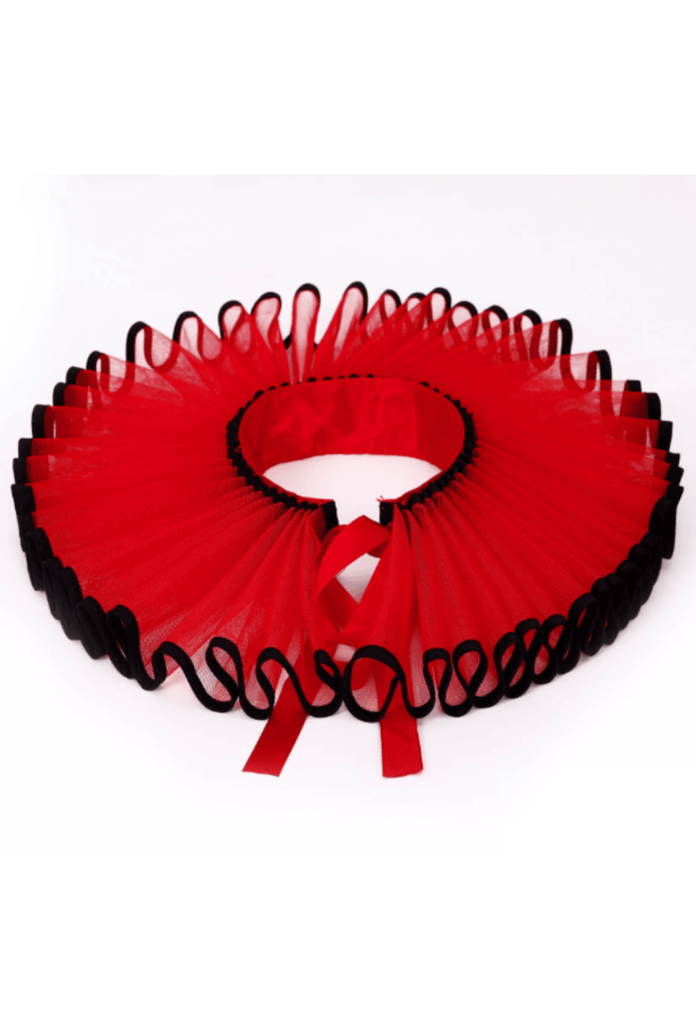 Red & Black Clown Ruffle Collar Perth | Hurly-Burly
