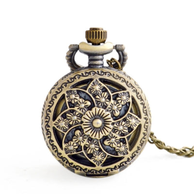 Small Flower Petal Pocket Watch