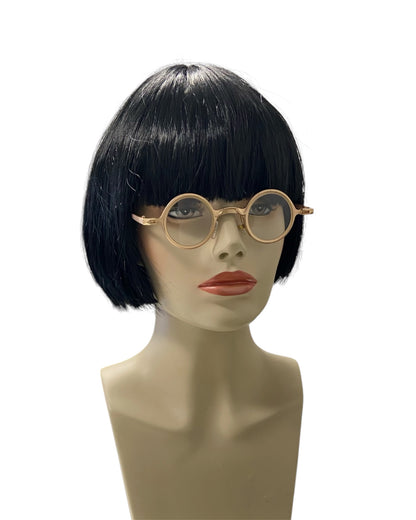 Gold Steampunk Glasses with Removable Lens