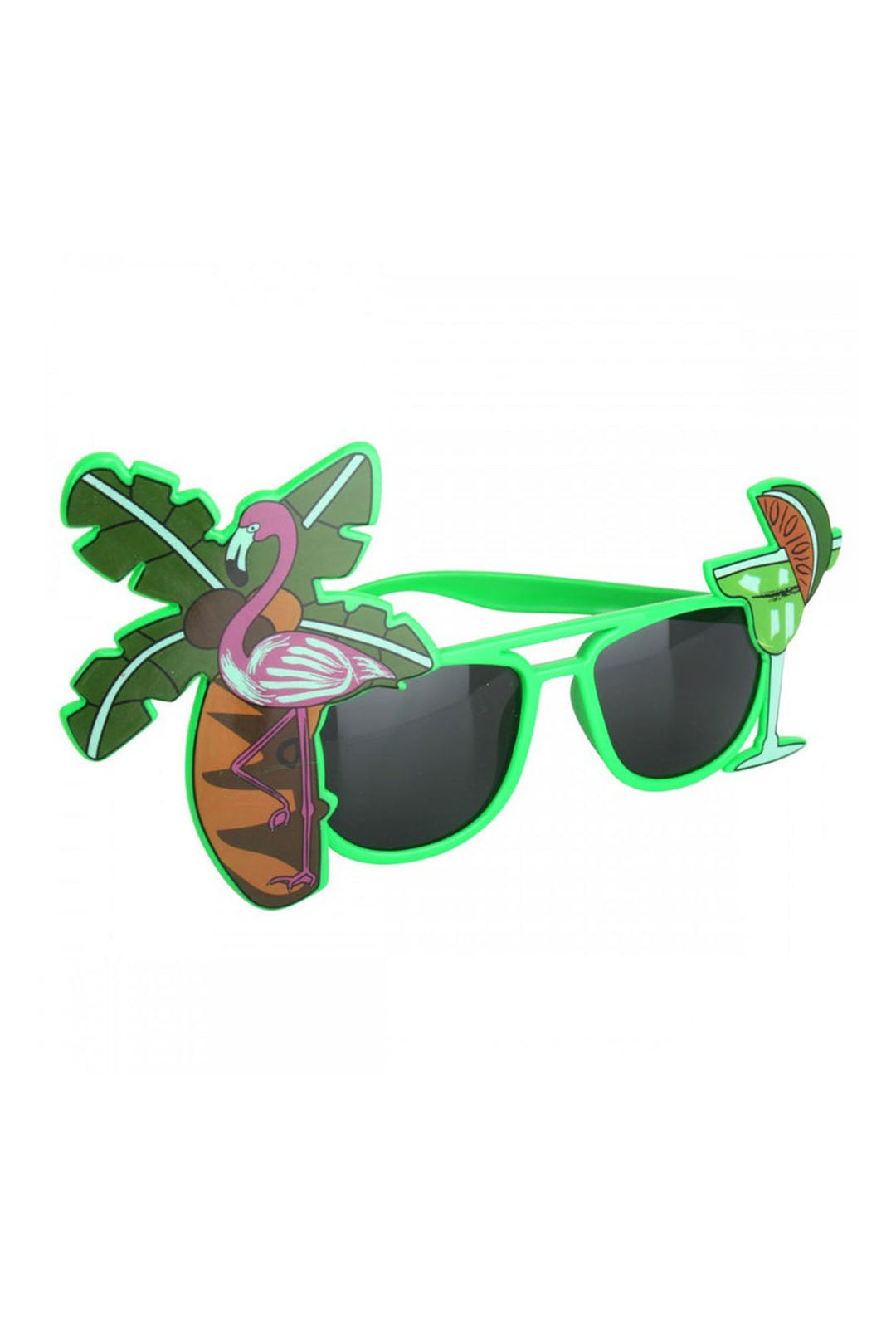 Tropical Cocktail Neon Green Glasses