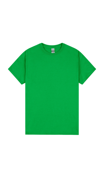 Green Blank Short Sleeved T-Shirt