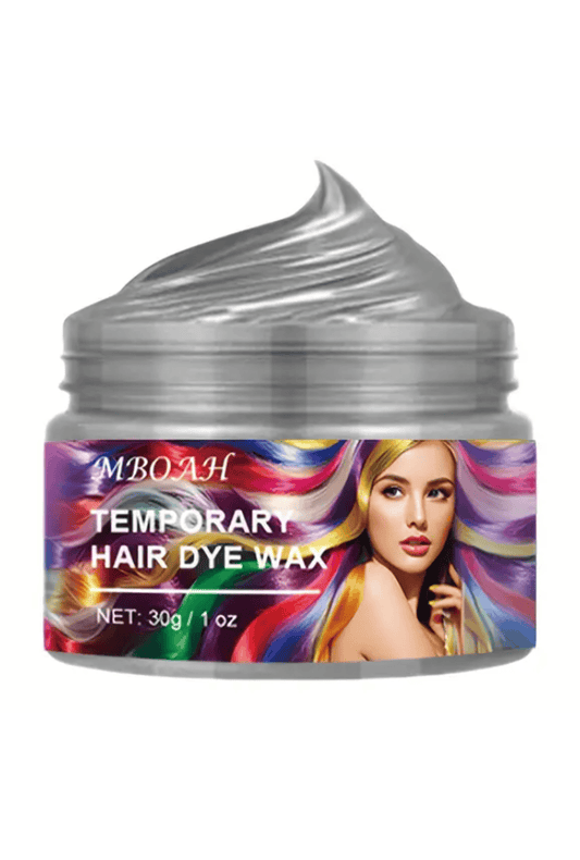 Grey Temporary Colour Hair Styling Wax 30g