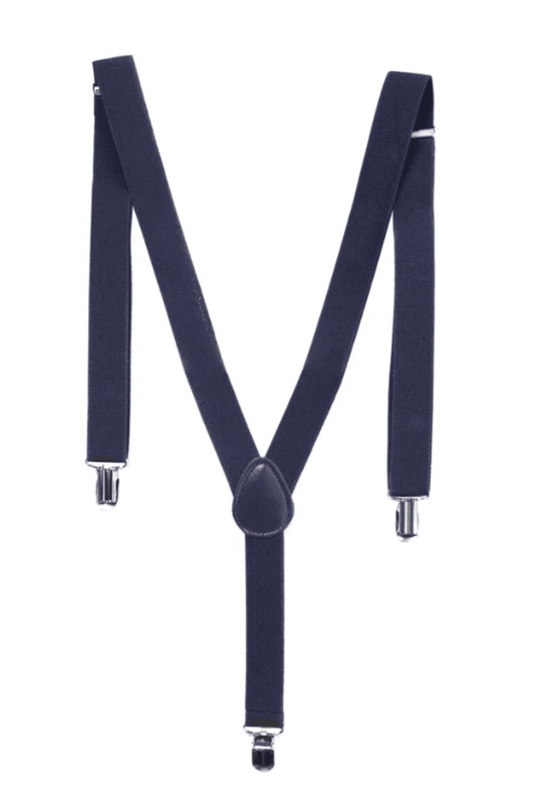 Charcoal Grey Suspenders