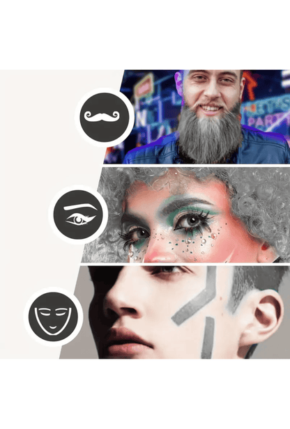 White Temporary Colour Hair Styling Wax 30g