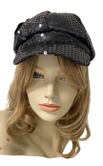 Sequin newsboy hot sale cap