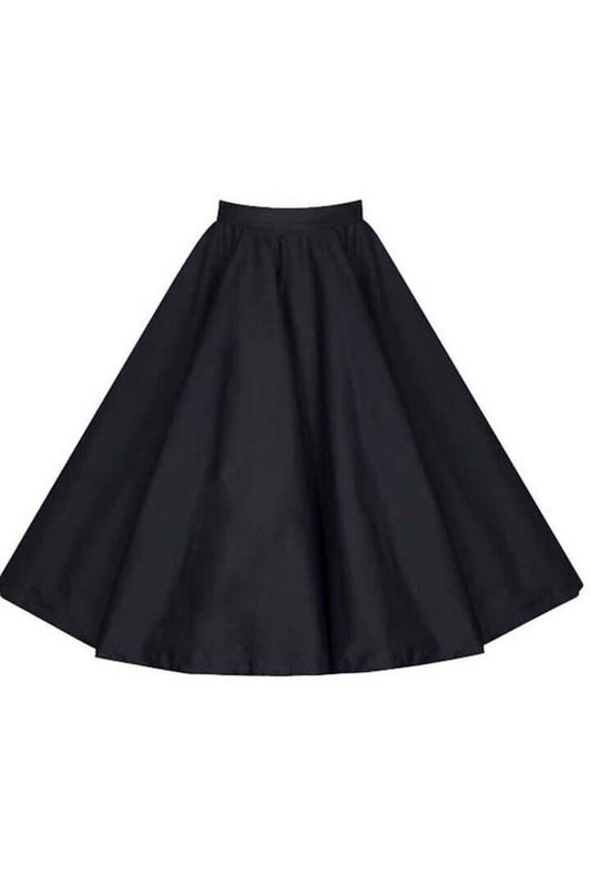 1950's Black Circle Skirt