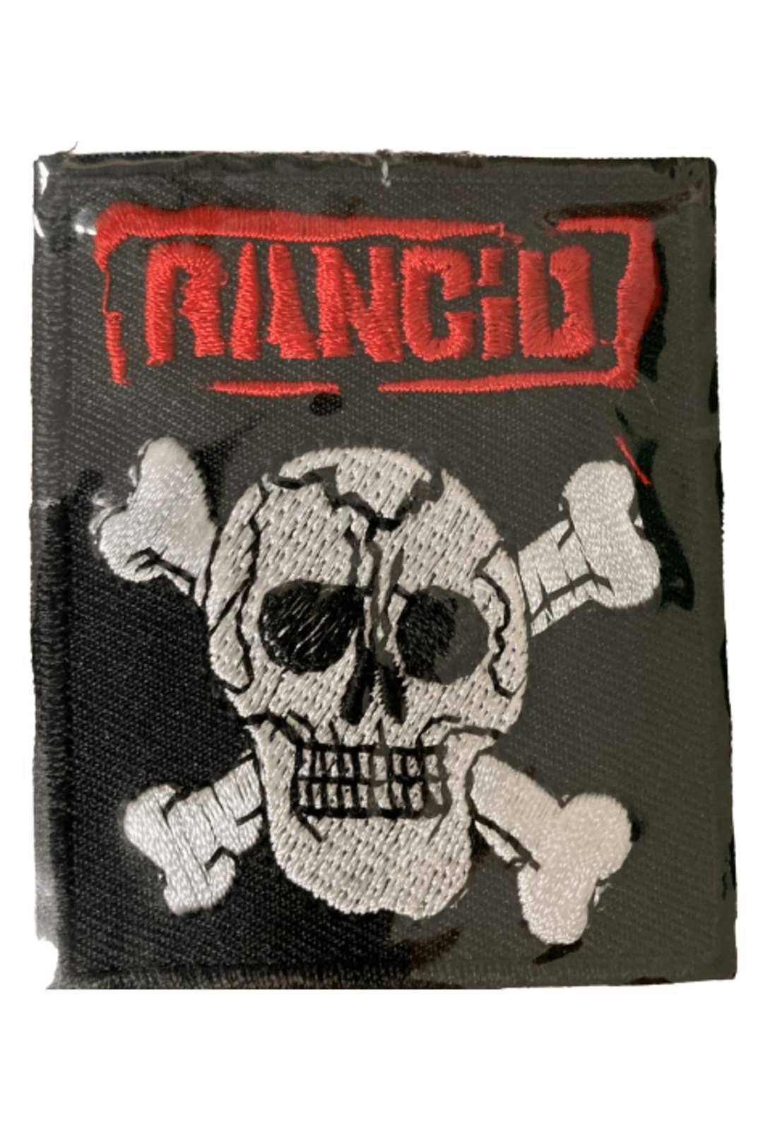 Rancid Skull and Crossbones Iron-on Patch