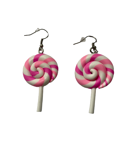 Pink Lollipop Earrings