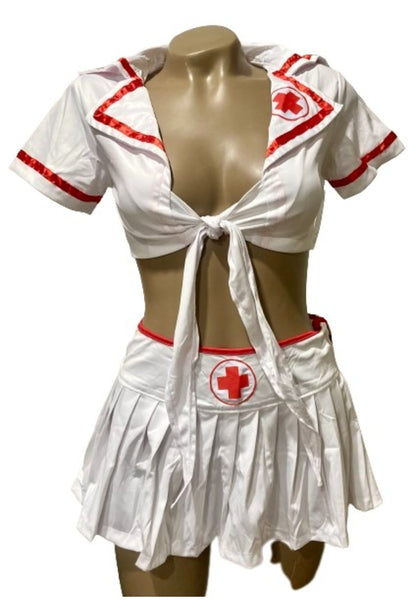 3 Piece Sexy Nurse Costume