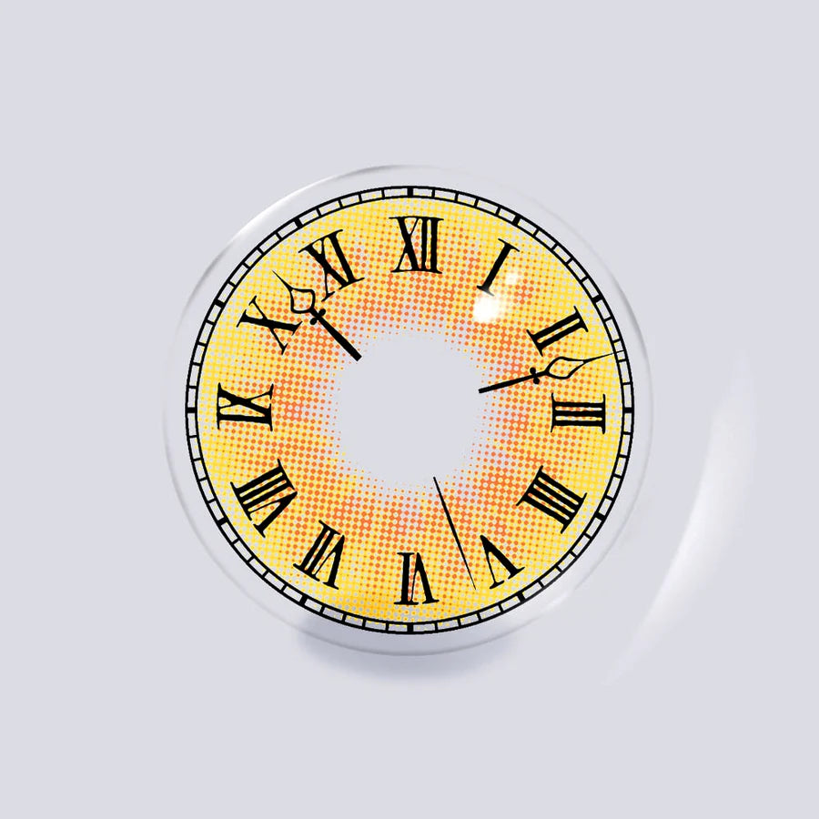 Party Lens #61 Steampunk Clockface Contact Lenses