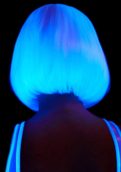 Deluxe Pearl White Bob Wig