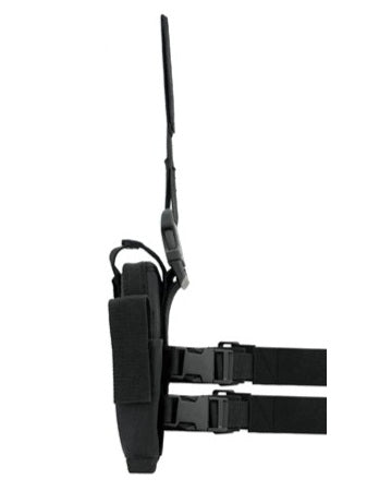 Black Tactical Right Leg Holster