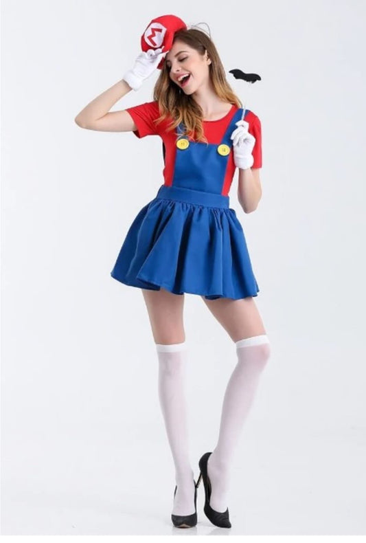Deluxe Mario Skater Dress Costume