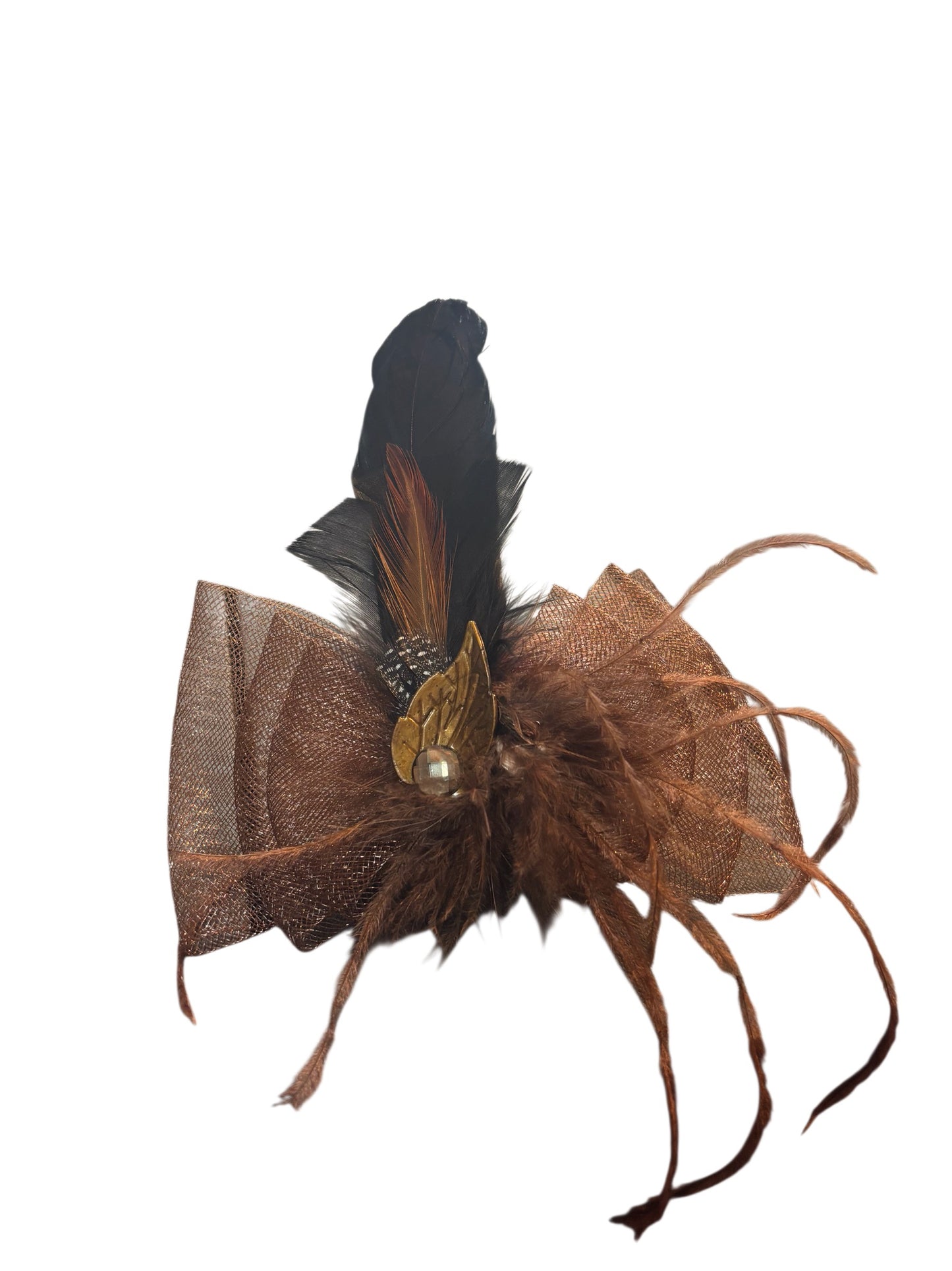 Micro Mini Brown Steampunk Hat
