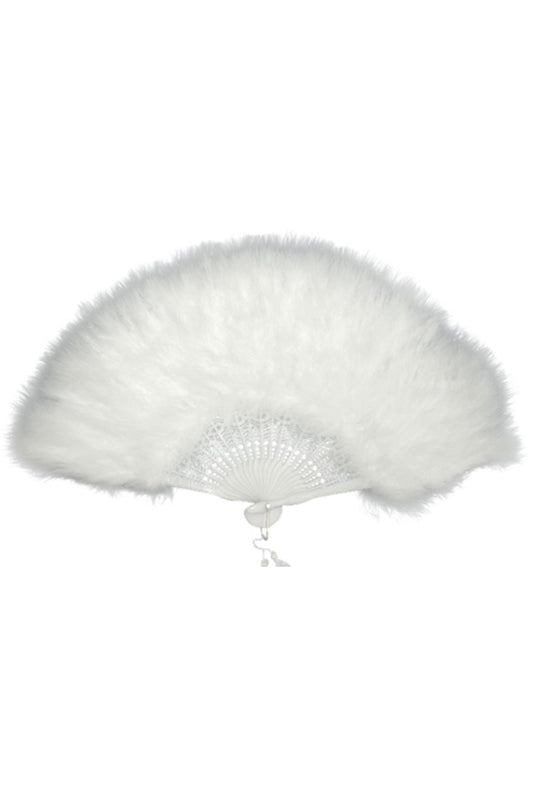 White Feather Fan