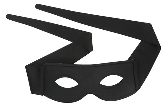 Small Black Zorro Eye Mask