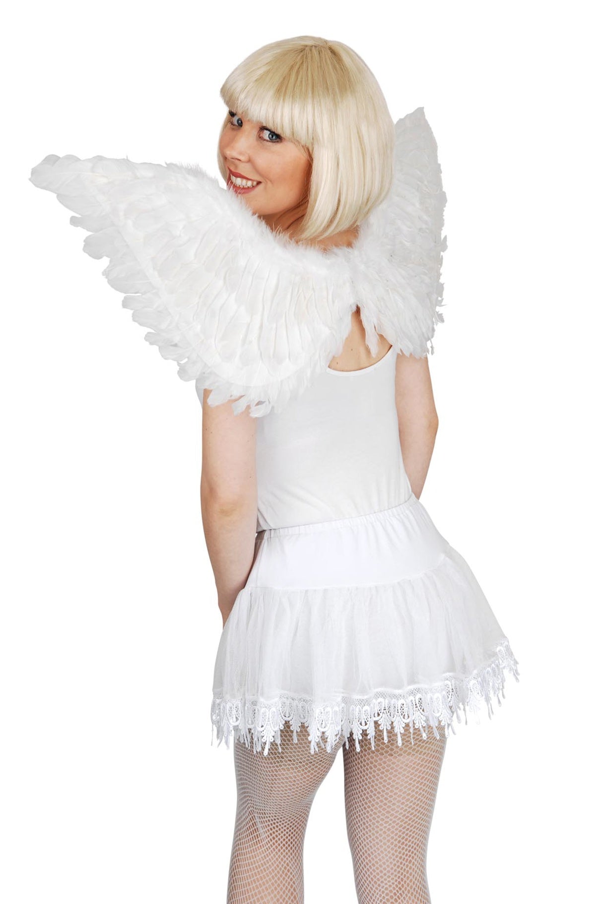 Large White Angel Wings 90cm x 50cm