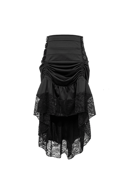 Black Lace Steampunk Skirt