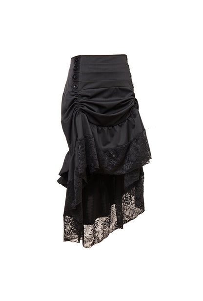 Black Lace Steampunk Skirt