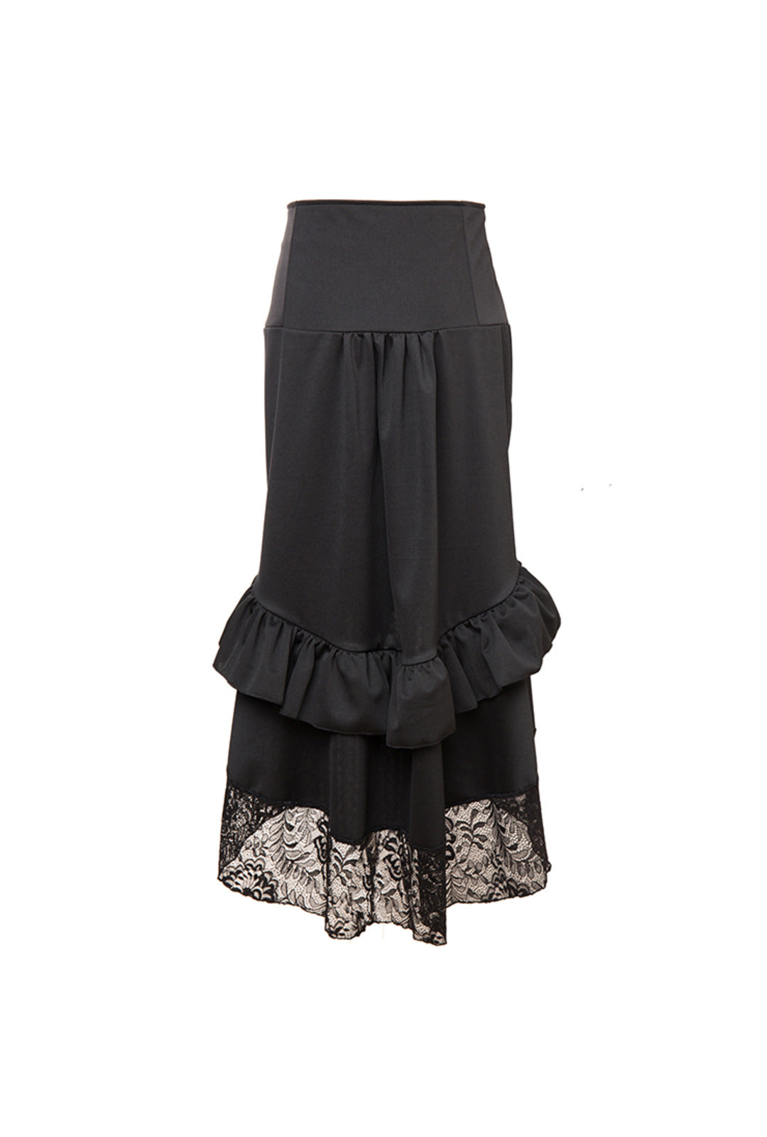 Black Lace Steampunk Skirt