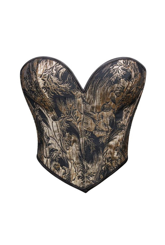 Black Baroque Detail Bustier